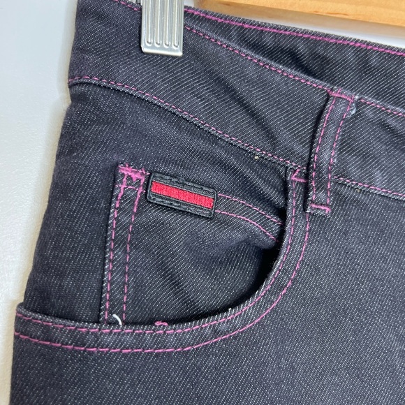 Vintage Y2K Fubu flare jeans purple contrast jeans 5 / 6 - Picture 4 of 8